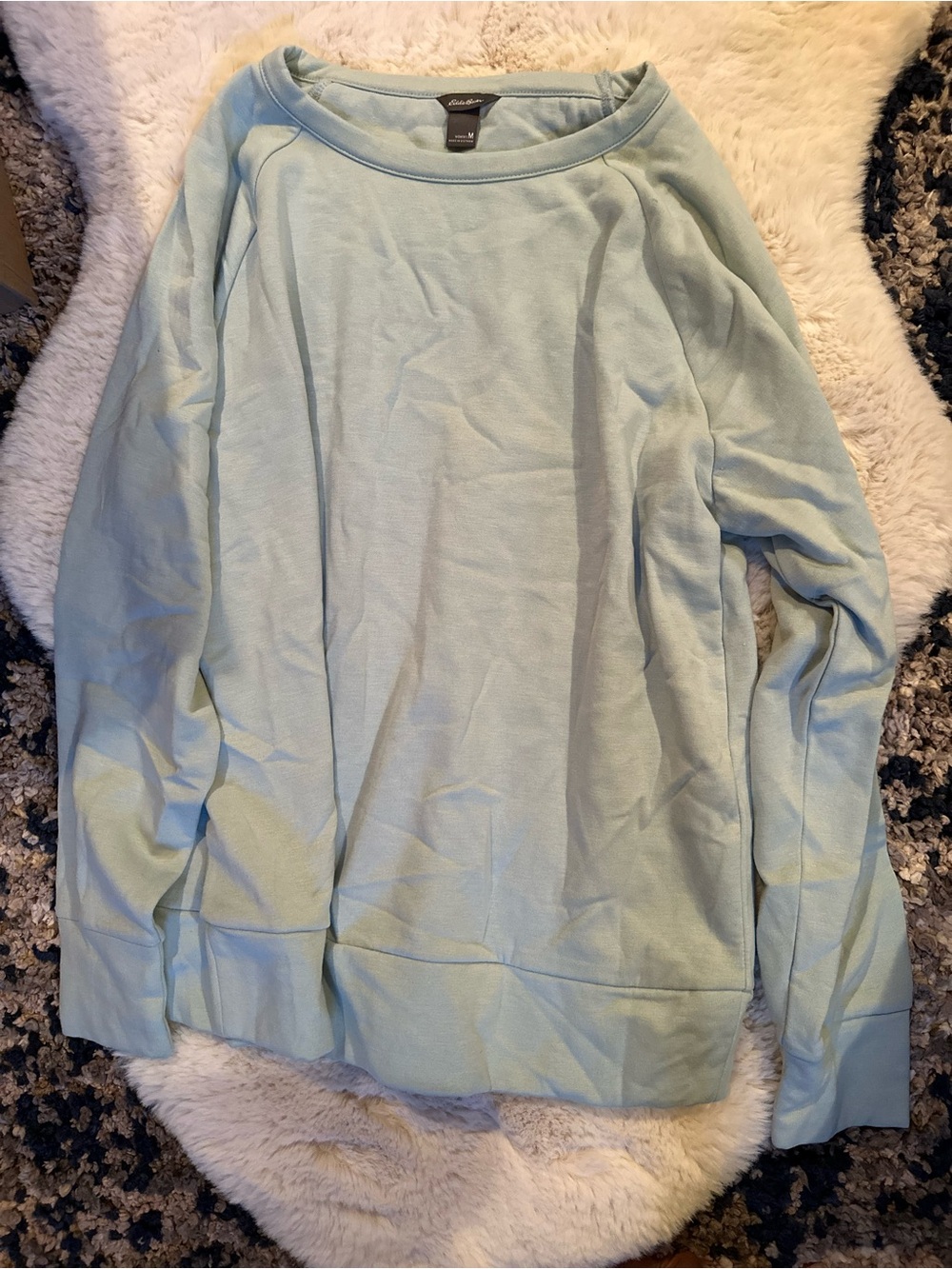 Eddie Bauer Pale Blue Crewneck Pullover